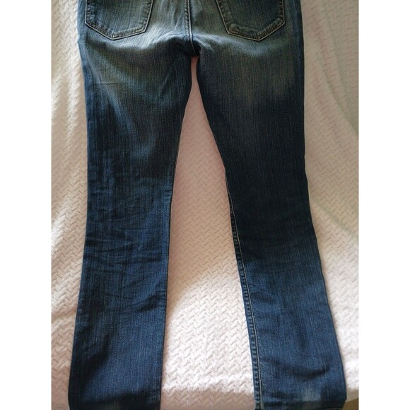 Gap Premium Curvy Straight Women's size 6/28L Dark Wash Blue Denim jeans - Picture 9 of 16